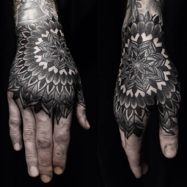 Mandala Tattoo On The Right Hand. 612_x_612_jpg