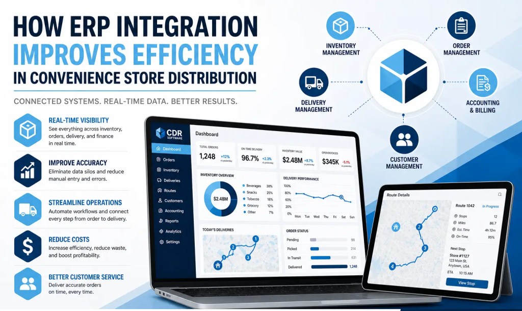 How ERP Integration Improves Efficiency in Convenience Store Distribution