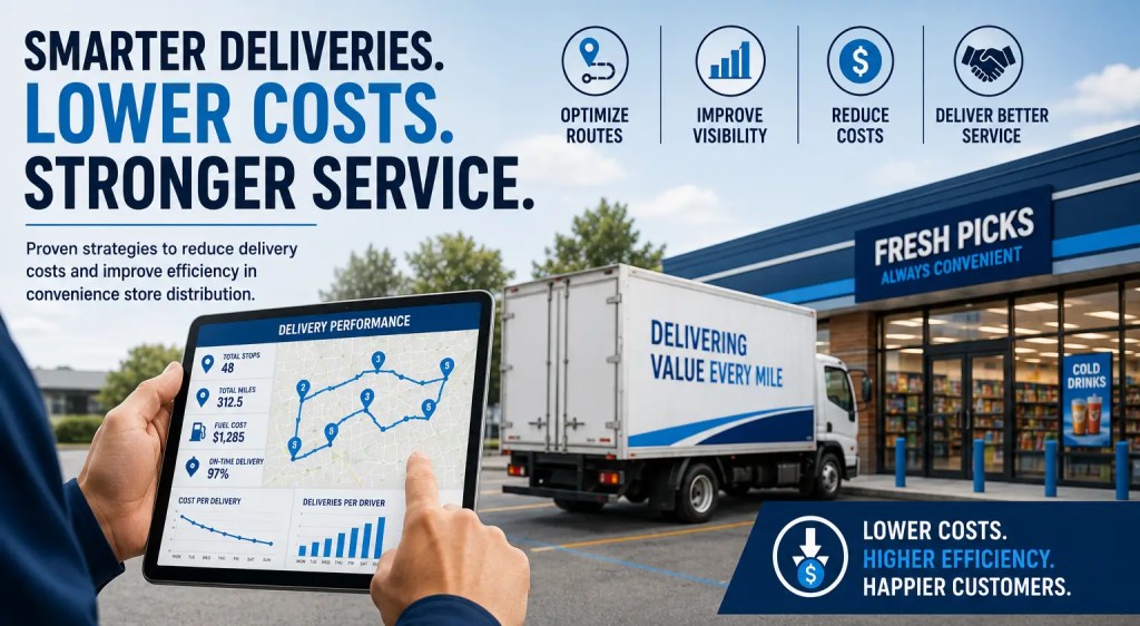 How Convenience Store Distributors Can Reduce Delivery Costs Without Sacrificing Service