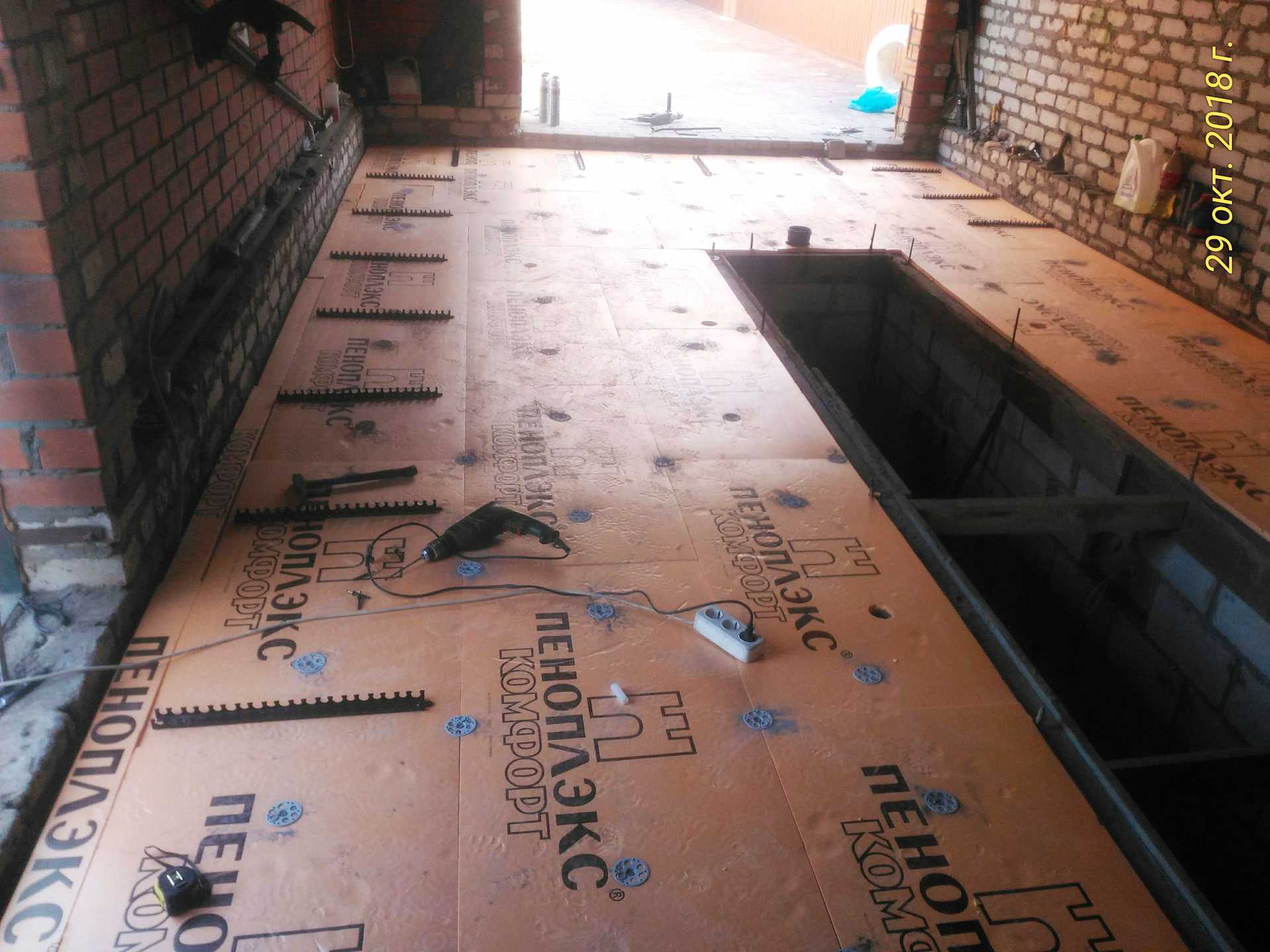 Теплый пол в гараже: достоинства и недостатки