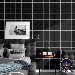 Jual Wallpaper Hitam Kotak List Putih Elegan / Wallpaper Kotak Kotak Dasar Hitam List Putih Indonesia|Shopee Indonesia 320_X_320_jpg