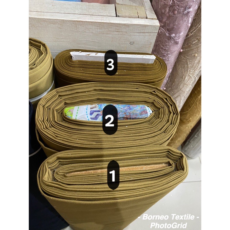 Jual Kain bahan SEMIWOOL khusus seragam safari PDH Pemda per 1/2meter=50cm  Indonesia|Shopee Indonesia