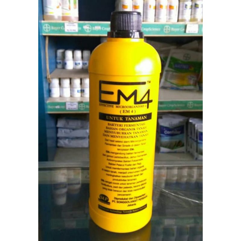 Jual EM4 PETERNAKAN PERIKANAN PERTANIAN TOILET 1 Liter - EM 4 Penggemuk  Fermentasi Penghilang Bau Limbah Indonesia|Shopee Indonesia