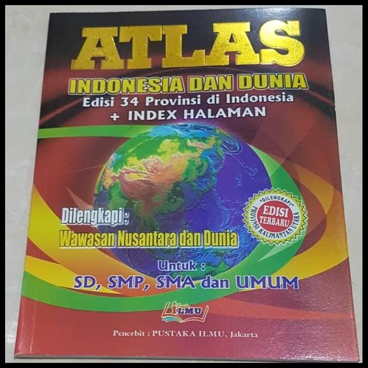 ATLAS PETA INDONESIA DAN DUNIA | Shopee Indonesia