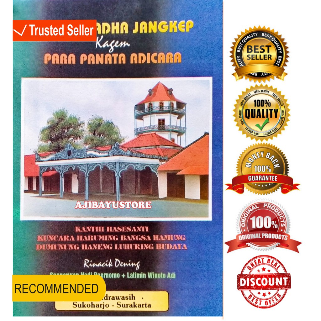 BUKU TULADHA JANGKEP KAGEM PARA PANATA ADICARA Soenarwa Hadi Poemomo  Cendrawasih | Shopee Indonesia