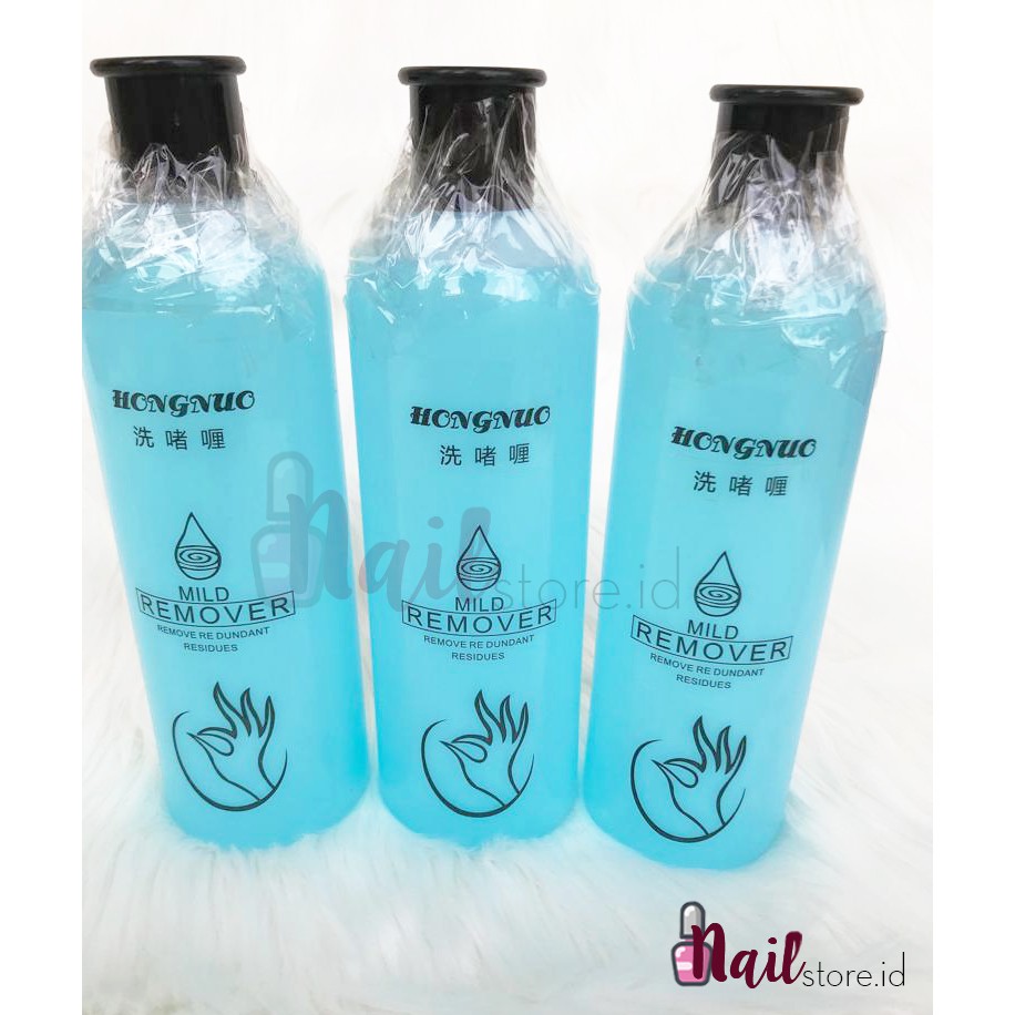 NAIL GEL REMOVER PEMBERSIH KUTEK GEL POLISH REMOVER 500ML / penghapus kutek  gel lengket cairan kuku | Shopee Indonesia