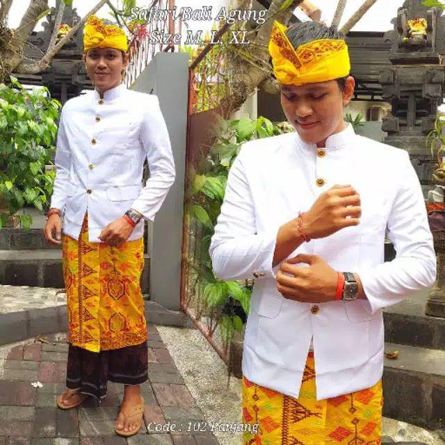 Jual Baju safari bali / Baju adat bali pria / Baju khas bali  Indonesia|Shopee Indonesia