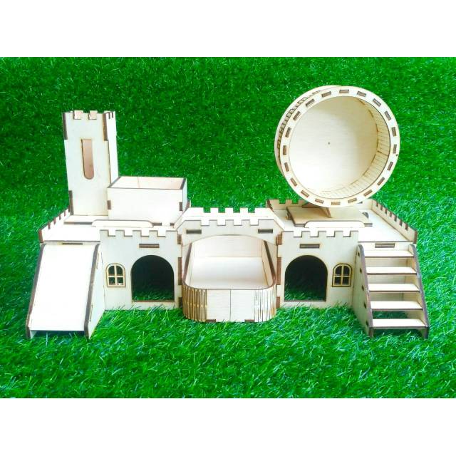 rumah hamster set kandang mini hamster | Shopee Indonesia