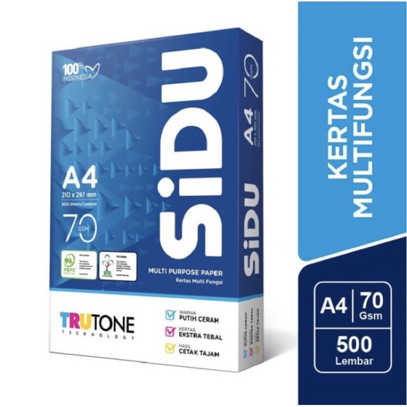 Kertas Print N Fotocopy Sidu A4 70 Gram GD141 | Shopee Indonesia