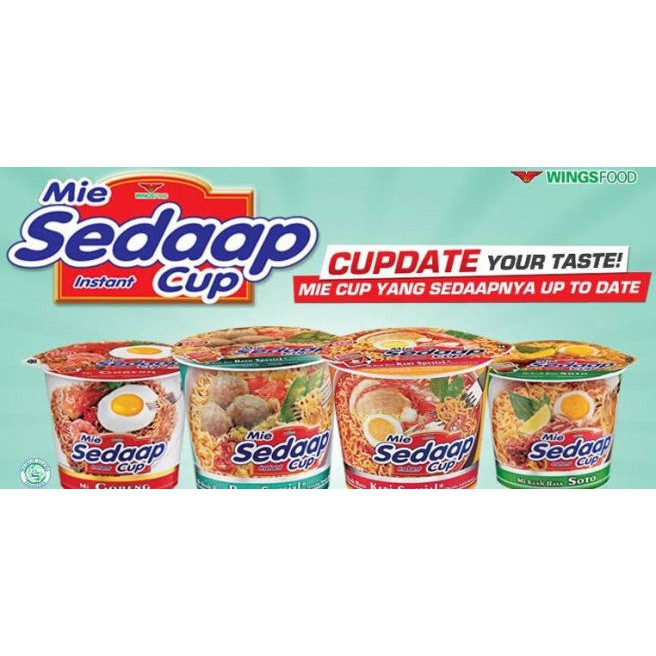 Mie Sedaap Cup All Variant 1 dus isi 12 cup | Shopee Indonesia