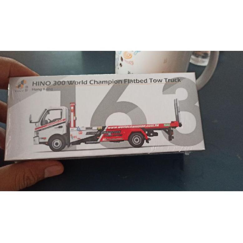 Tiny Hino 300 Flatbed Fletbed Tow Truck Truck Towing Murah (ART. 9581) |  Shopee Indonesia
