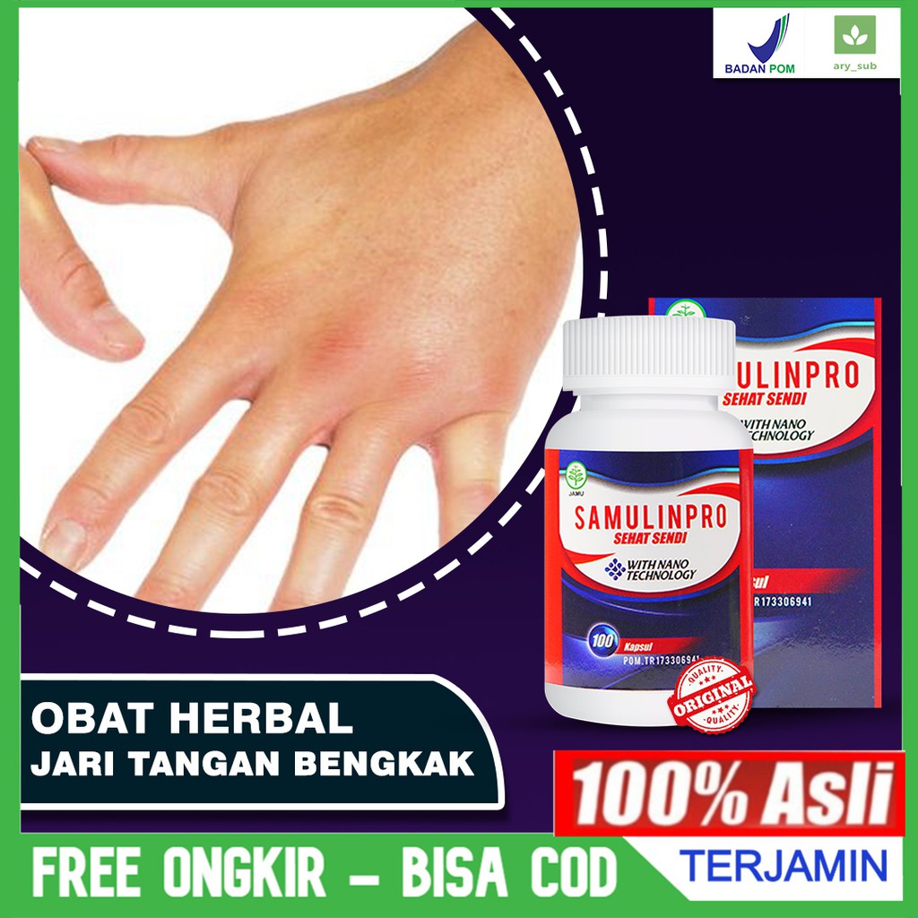 Jual Obat Jari Tangan Bengkak, Sakit, Kebas/Mati Rasa, Kesemutan, Baal  Samulinpro Sehat Sendi Original Indonesia|Shopee Indonesia