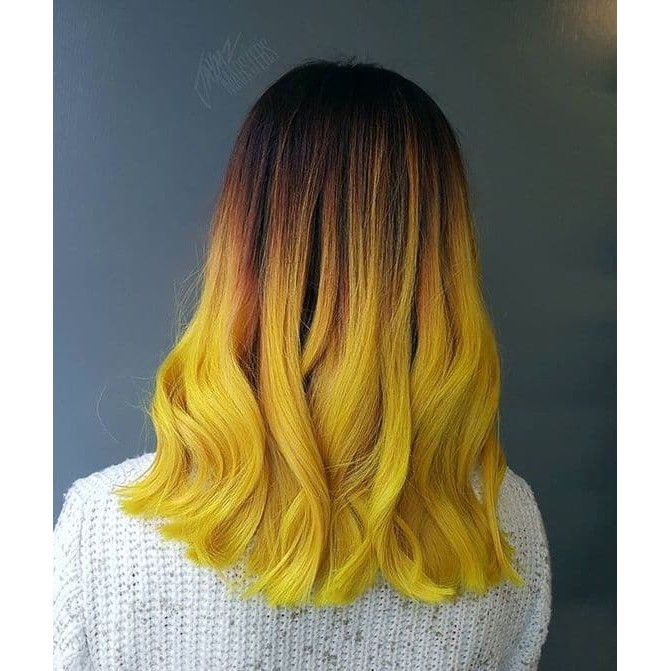 COLORE FRESCO LEMON color cream cat rambut kuning | Shopee Indonesia