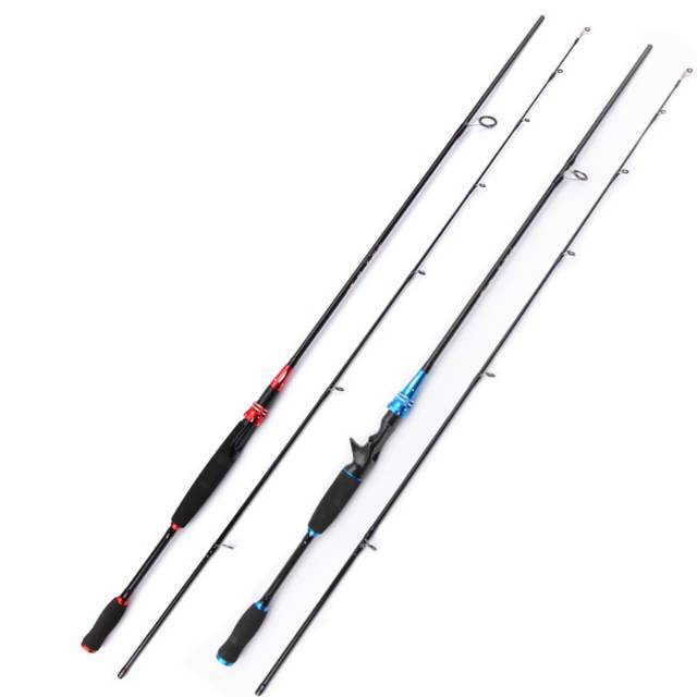 Kabinwang Joran Pancing Gun Handle Carbon Fiber 2 Segments 2.1M - Blue |  Shopee Indonesia