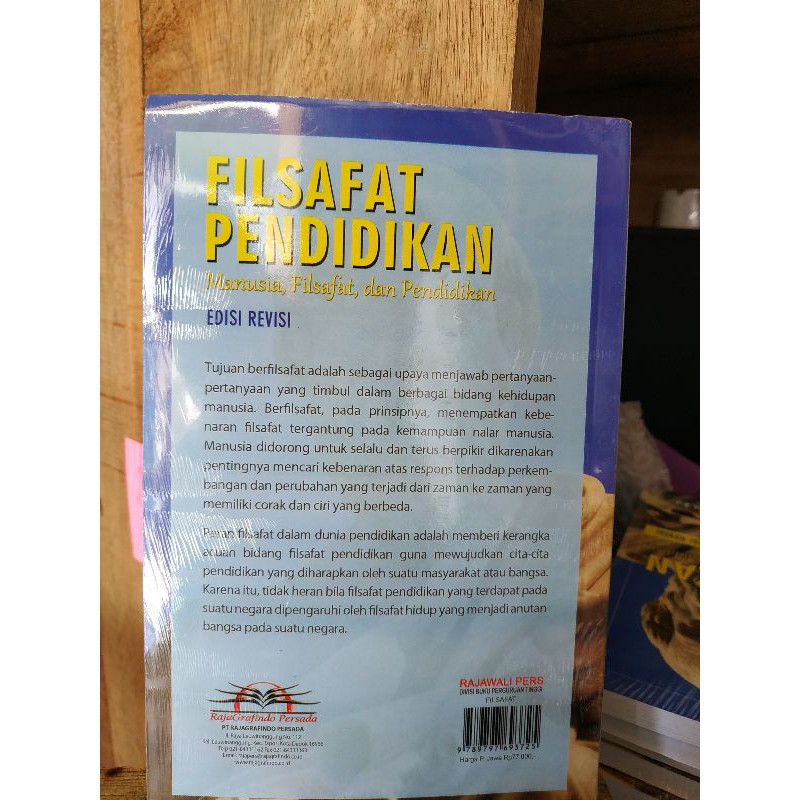 Filsafat Pendidikan Manusia, Filsafat, dan Pendidikan edisi revisi - Prof.  Dr. H. Jalaludin | Shopee Indonesia