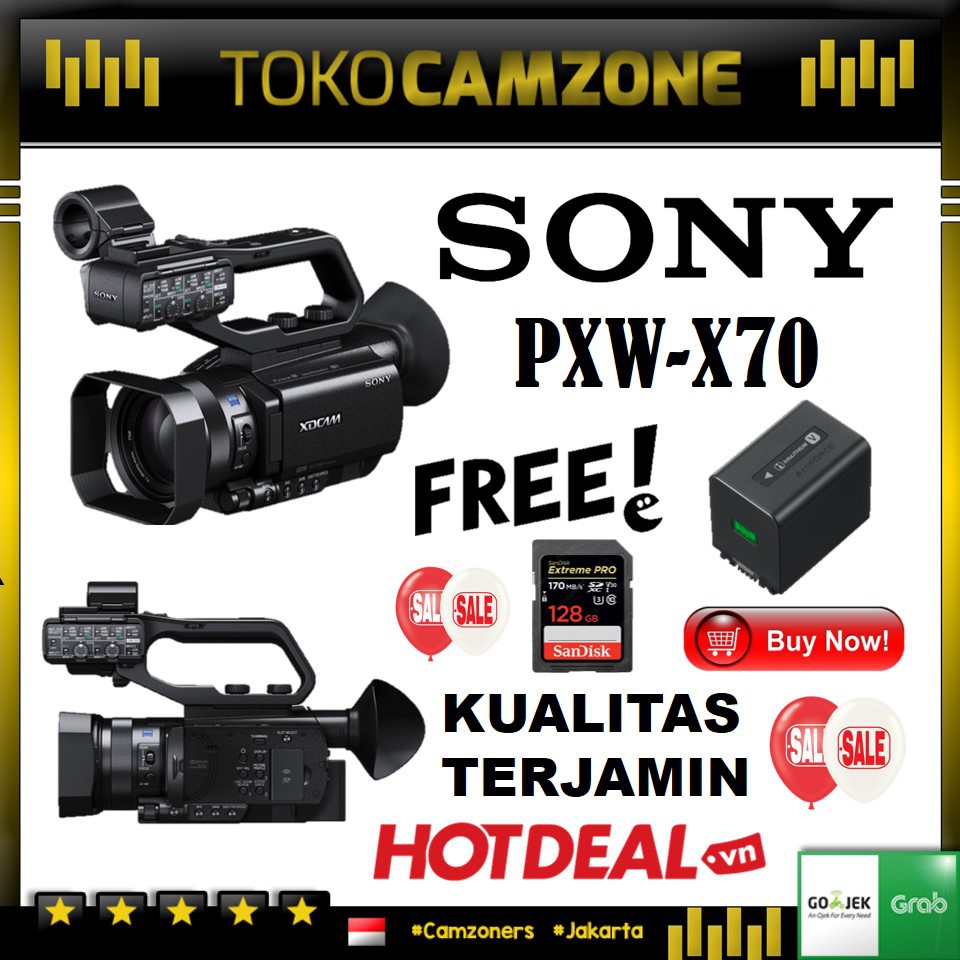 Jual Sony PXW-X70 X 70 Professional XDCAM Special Paket A Indonesia|Shopee  Indonesia