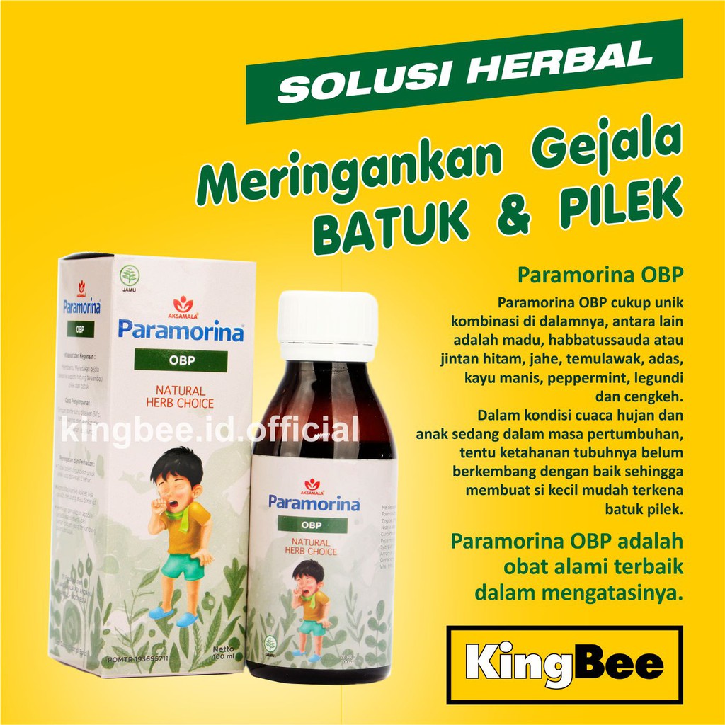 Madu Anak PARAMORINA OBAT BATUK PILEK | Shopee Indonesia
