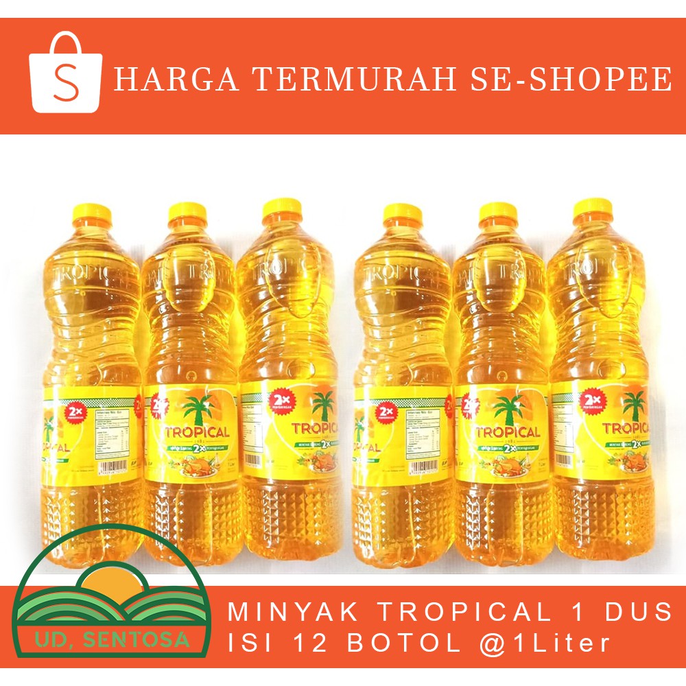 Minyak Goreng TROPICAL 1 DUS ISI 12 @ 1L | Shopee Indonesia
