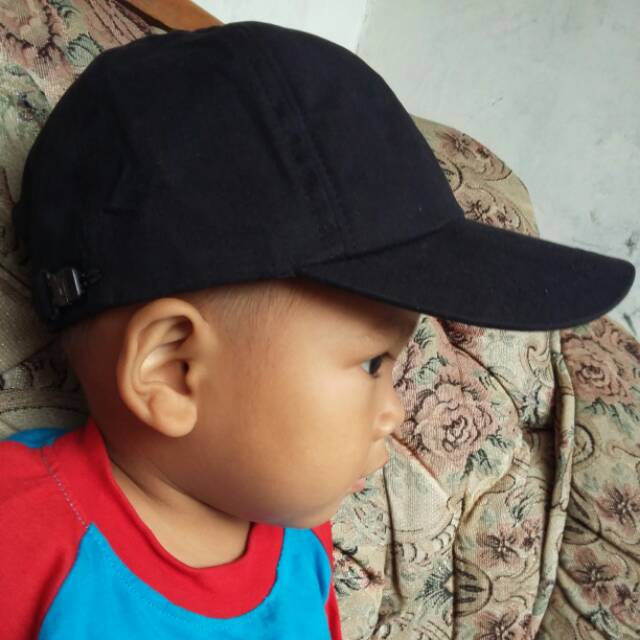 Jual Intop - Topi Anak Hitam Polos 100% Real Pict Hehe Indonesia|Shopee Indonesia 640_X_640_jpg