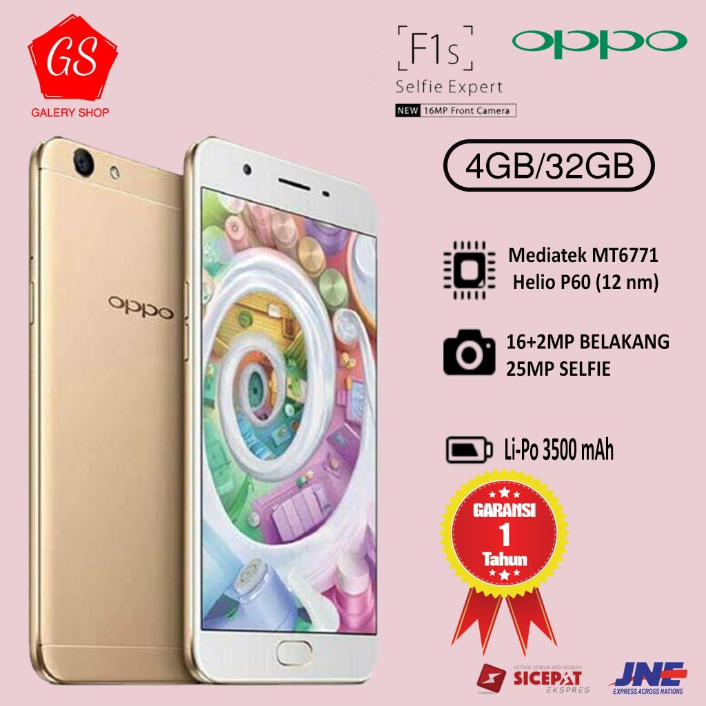 Spesifikasi Lengkap OPPO F1s RAM 3: Smartphone Selfie Mumpuni