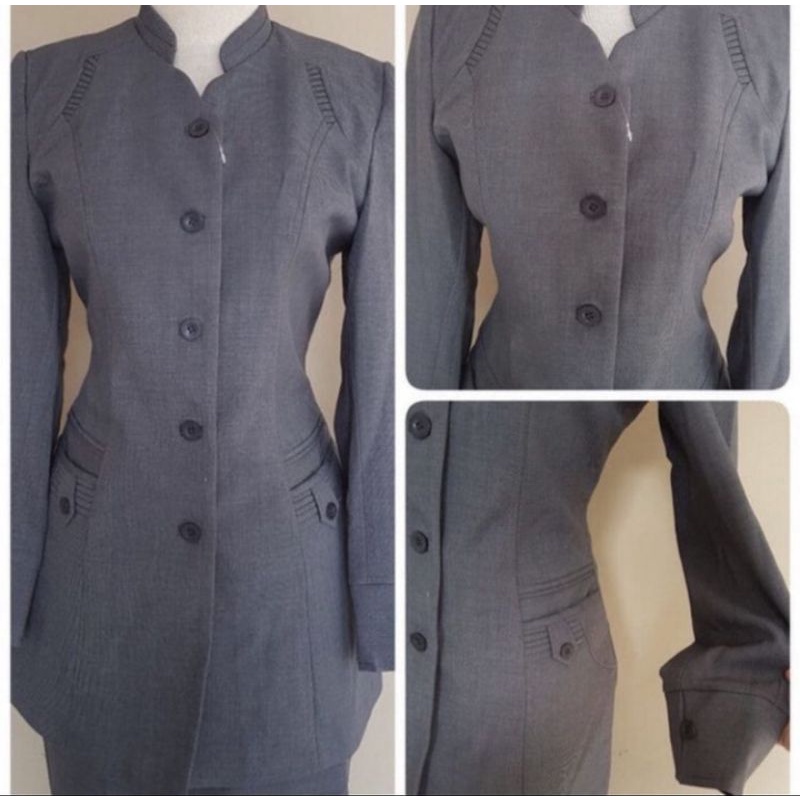 Jual STELAN CELANA WANITA KERJA WARNA ABU Indonesia|Shopee Indonesia