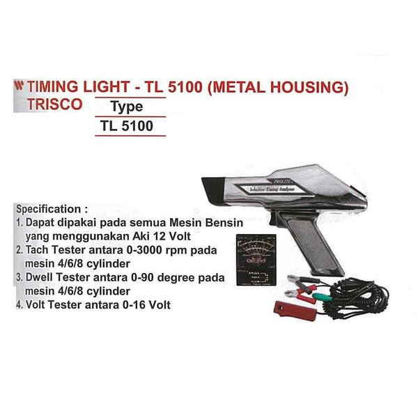 Timing Light - TL 5100 - Metal Housing- Trisco | Shopee Indonesia