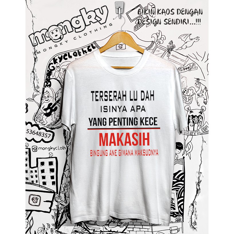 Kaos Kata Kata Super Keren Guys | Shopee Indonesia