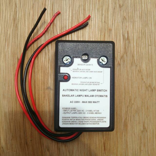 Saklar lampu otomatis siang malam 500W 220V AC sensor cahaya watt besar |  Shopee Indonesia