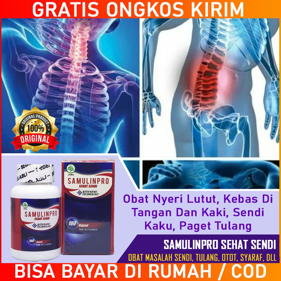 Jual Obat Nyeri Lutut, Sakit Lutut Kaki, Sakit Lutut Bengkak, Nyeri Lutut  Longgar, Kebas Di Tangan Dan Kaki, Sendi Kaku, Paget Tulang, Samulinpro  Indonesia|Shopee Indonesia
