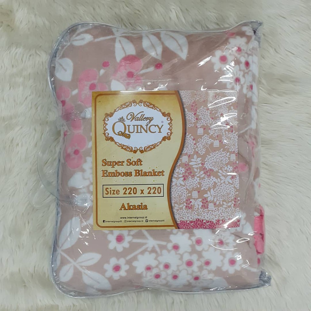 Jual SS Selimut Luxury Vallery Quincy Jumbo Super Soft Motif 220x220 Cm  Baby Blanket Termurah MIX Indonesia|Shopee Indonesia