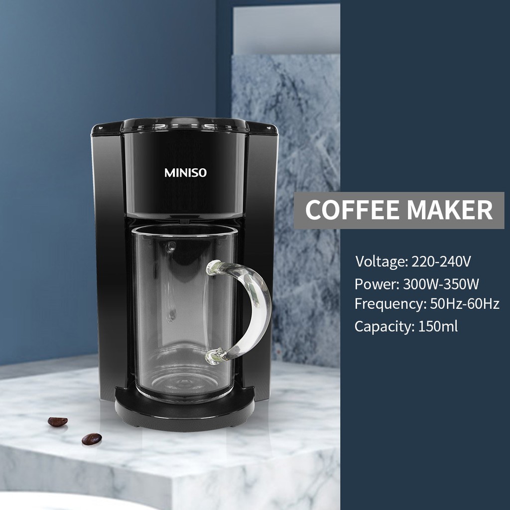 Jual Miniso Official Mesin Kopi Pembuat Pengracik Kopi Coffee Maker Cooker  Indonesia|Shopee Indonesia