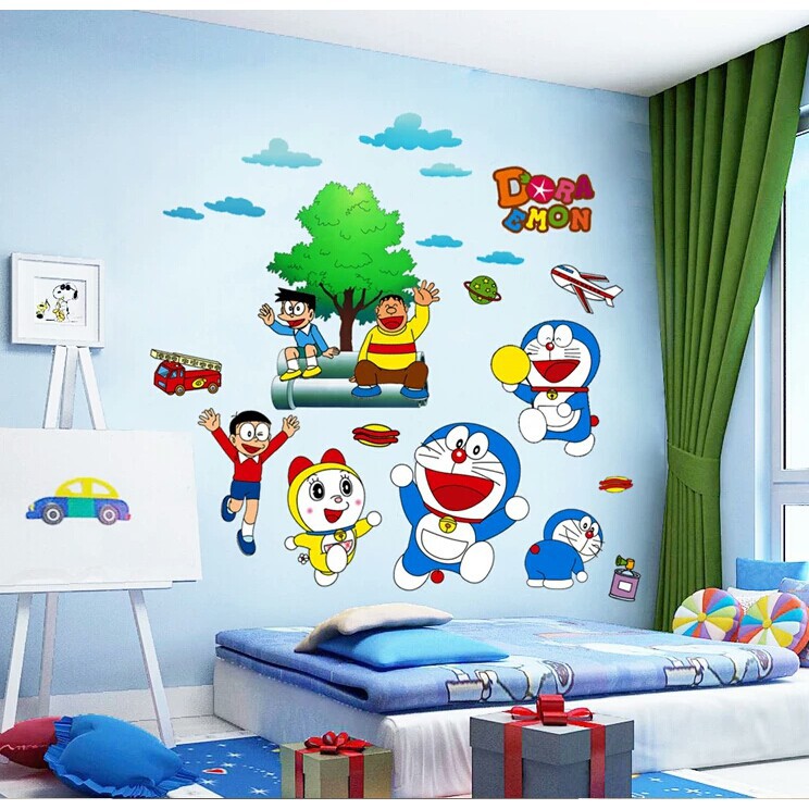Jual Abm Grosir - Stiker Dinding / Wallpaper Dinding / Dekorasi Dinding / Wallstiker - Doraemon Animasi Indonesia|Shopee Indonesia 744_X_744_jpg