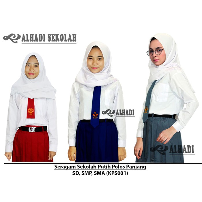 Jual Jual Seragam Sekolah Putih Polos SD SMP SMA UKURAN 4 s d 18 KPS001 01  UKURAN 6 Murah Indonesia|Shopee Indonesia