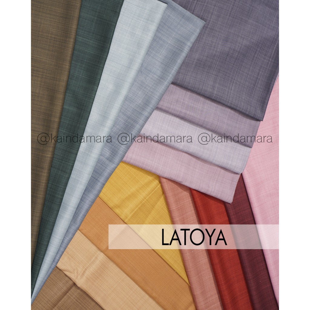 Kain Katun Premium Latoya | Shopee Indonesia