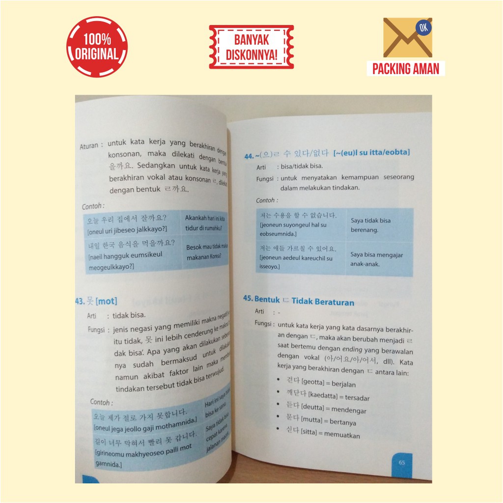 Cepat Pintar Tata Bahasa &amp; Percakapan Bahasa Korea | Shopee Indonesia