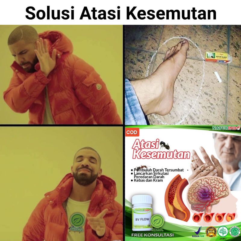Jual Obat Herbal Kaki Tangan Kesemutan Geringgingan Kebas Terasa Kaku Saat Bangun  Tidur Sering Kesemutan Menahun Akibat Aliran Darah Tidak Lancar Karena  Pembuluh Darah Tersumbat BV FLOW NATURINDO Herbal Ampuh Indonesia|Shopee  Indonesia