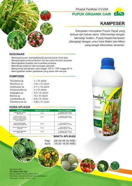 Kampeser pupuk organik cair | Shopee Indonesia