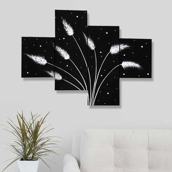 Jual Hiasan Dinding - Lukisan Minimalis Hitam Putih - Ilalang Indonesia|Shopee Indonesia 564_X_564_jpg