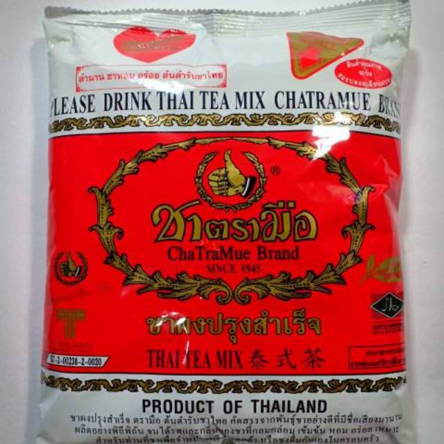 Thai tea chatramue / number one teh thailand | Shopee Indonesia