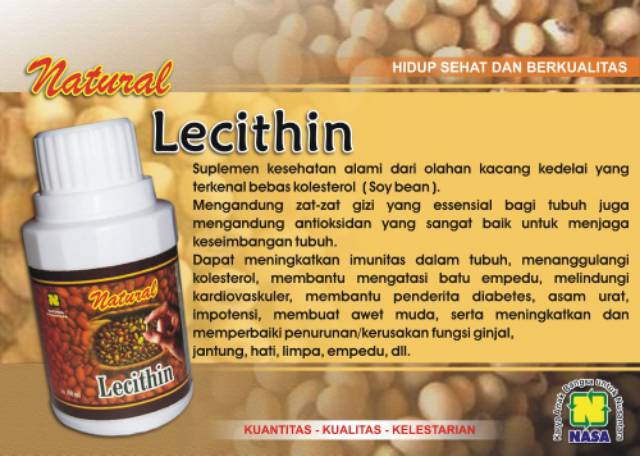 lecithin - natural lecithin nasa 250ml &amp; 500ml | Shopee Indonesia