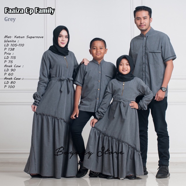 30 Model  Baju  Couple Lebaran  Keluarga  Fashion Modern 