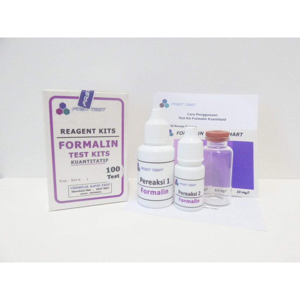 Testkit Formalin Kuantitatif, Formalin/Formaldehyde Testkit | Shopee  Indonesia