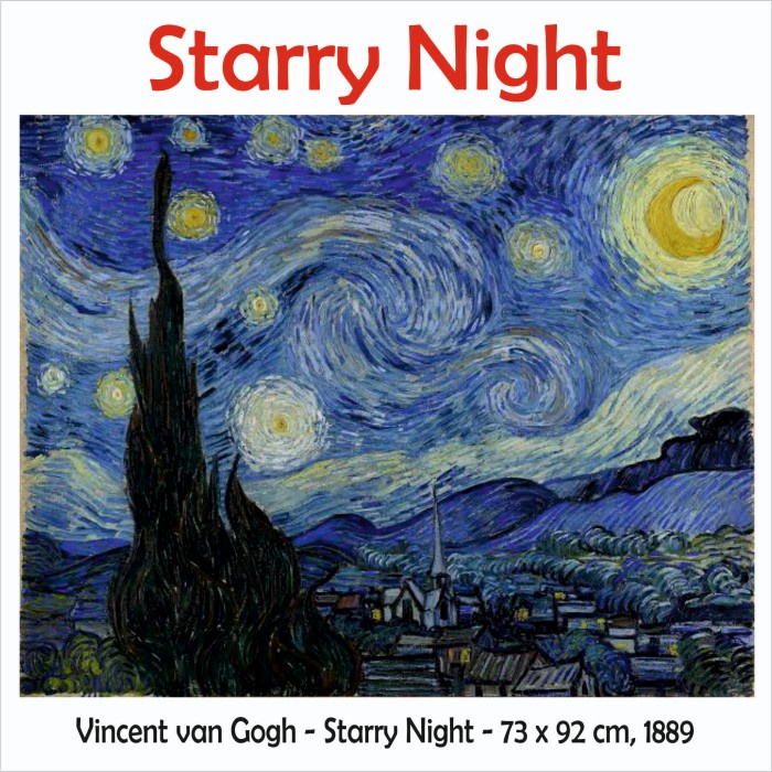 Reproduksi Lukisan van Gogh Starry Night Harvest Irises Sunflower - Starry  Night Berkualitas | Shopee Indonesia