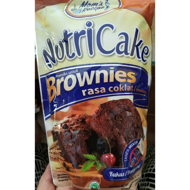 tepung brownies instan Nutricake coklat | Shopee Indonesia