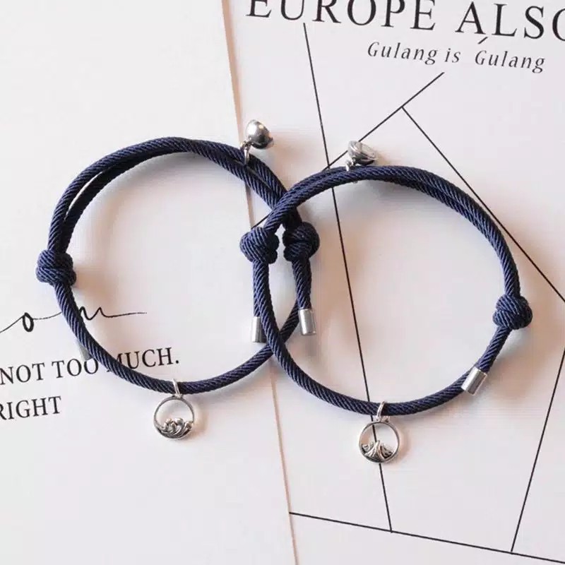 gelang couple magnet untuk pasangan sahabat teman (Dapat 2 Pcs) | Shopee  Indonesia