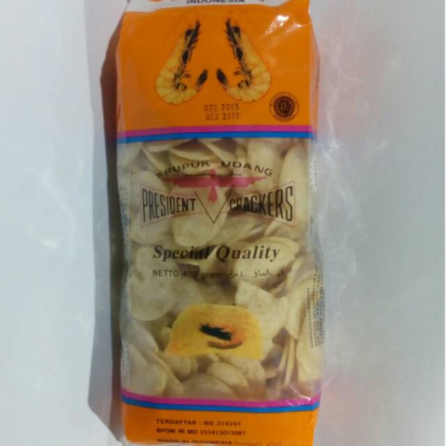 Kerupuk Udang Sidoarjo Cap PRESIDENT 500g | Shopee Indonesia