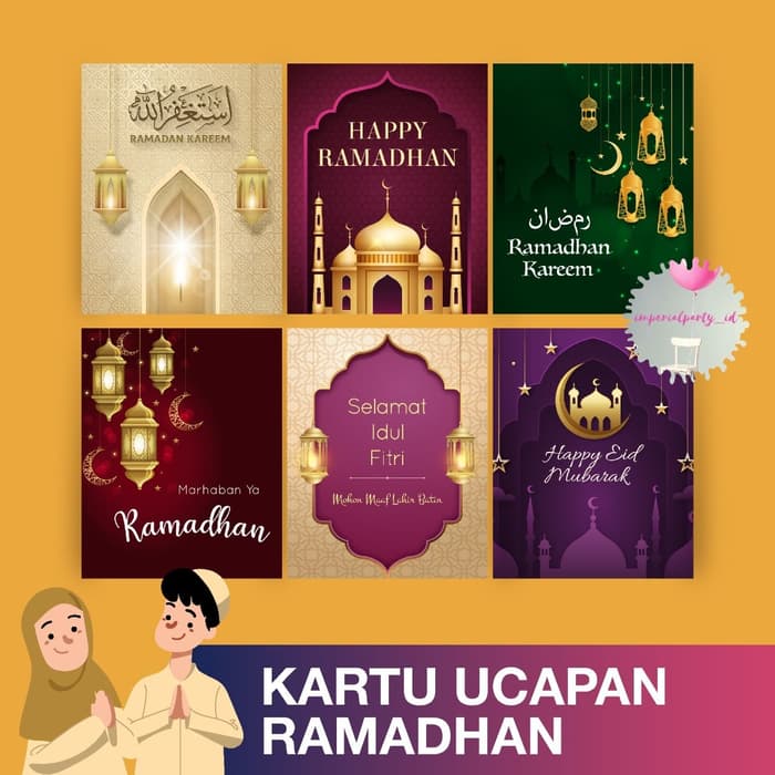 Jual Kartu Ucapan Greetings Card Ramadhan Idul Fitri Kareem Eid Mubarak Indonesia|Shopee Indonesia 700_X_700_jpg