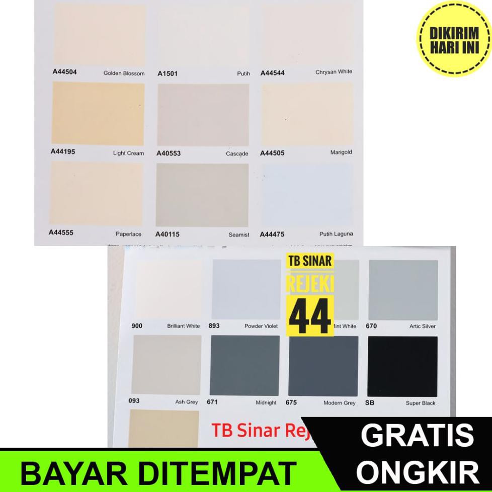 Jual (BAYAR DITEMPAT) JF2441 AVITEX GALON 5 KG CAT TEMBOK DINDING PLAFON  INTERIOR 5KG WARNA LENGKAP - Indonesia|Shopee Indonesia