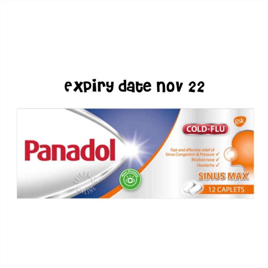Jual Panadol Sinus MAX COLD + FLU Singapore / Obat flu / Sinus / Demam /  Pilek Indonesia|Shopee Indonesia