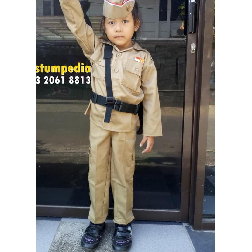 Jual EIE Kostum Pejuang 45 TK | Baju Profesi Seragam Pakaian Pahlawan  Veteran . Indonesia|Shopee Indonesia
